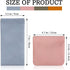 8 Pcs Small Makeup Bag for Purse, Waterproof Portable Pocket Cosmetic Bag with 7" Squeeze Top Glasses Case, No Zipper Self-closing Makeup Pouch Mini Coin Purse Jewelry Pouch for Women