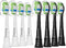 Replacement Toothbrush Heads for Philips Sonicare ProtectiveClean 4100 5100 5300 6100, 8 Count, Black/White