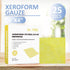 Dr.Med Xeroform Petrolatum Dressing Patch, 4"x4", 25 Pcs/Box, Non-Adherent Gauze Dressings for Minor Burns, Lacerations