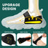 Welnove 2PCS Heel Protectors - Heel Pads for Pain Relief from Plantar Fasciitis, Heel Spur, Tendinitis, Cracked Heels