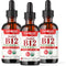 LIQUIDHEALTH Methyl Vitamin B12 Organic Liquid Drops, 2 Fl Oz - 3 Pack, Energy Boost, Focus, Vegan Safe