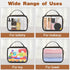 Wedama TSA Approved Toiletry Bag, 4 Pack Clear Makeup Bags with Handles, Quart Size PVC Cosmetic Bags for Travel