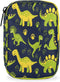 Skerhhux Animal Dinosaur Green Pill Case Travel Pill Organizer Weekly 7 Day Portable