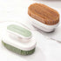 2Pcs Soft Bristle Cleaning Brush: Silicone Laundry Stain Brush for Cleaning Laundry, Comfort Grip Household Washing