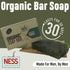 Ness Mens Soap Bar - Maritime Moss Scent, Natural Soap with Organic Ingredients, Handmade in the USA