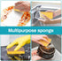 10PCS Natural Sponges for Dishes, Biodegradable Eco Friendly Non-Scratch Kitchen Cleaning Sponges