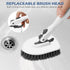 SetSail 4-in-1 52-inch 3 Tile Tub Floor Scrubber with Long Adjustable Handle Shower Cleaner Brush with V-Shaped Grout