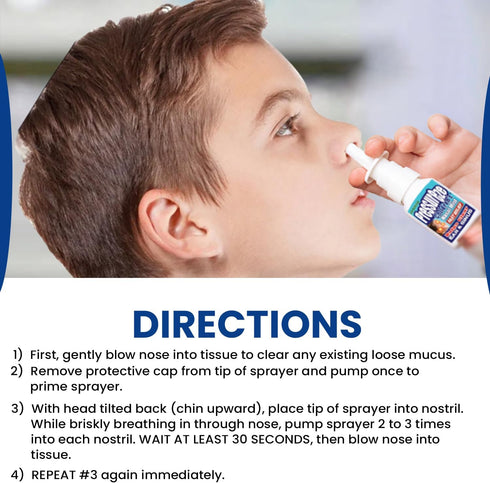 All Natural Preservative-Free Sterile Nasal Spray for Children - 130 Sprays, 18 ml (Pack of 3)