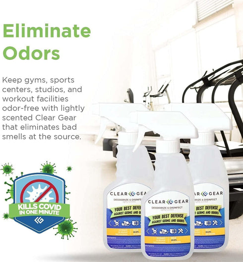 Disinfectant, Cleaner, and Deodorizer for Sports Equipment: EPA-Registered, 32 Oz Bottle Spray