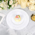 Sylans 60PCS set, 30 10" 30 7" White Plastic Plates Disposable Party Plates with Heavy Duty Dinner plates and Elegant