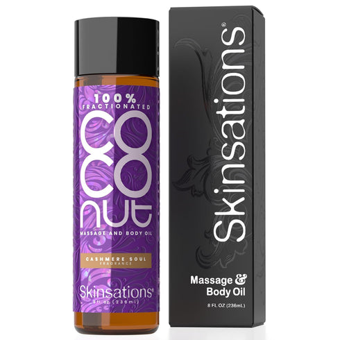 Cashmere Soul Scented Body Oil, Fragrance Oil for Skin with Fractionated Coconut Oil