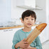 MXYEVL 50 Pack Baguette Bags for Homemade Bread with Stickers, Reusable Kraft Paper Bread Bags, Long Sourdough Paper