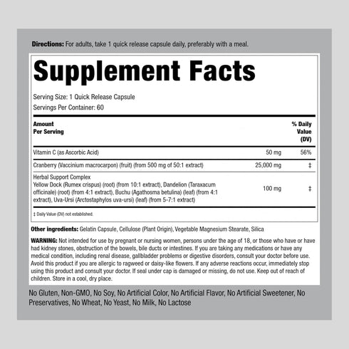 Piping Rock Kidney Support Supplement | 60 Capsules | Kidney Care Formula | Kidney Restore | Non-GMO, Gluten Free