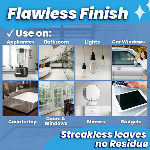 Sprayway Glass Cleaner, SW-050 19 oz Cleaner for Auto and Home, Streak-Free Shine, Ammonia Free Foam Cleaner