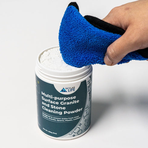 Skylarlife Multi-purpose Surface Stone Cleaning Powder, 200g for Rust, Oil Stains on Marble, Granite, Quartz