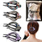 Yusier 4PCS Heart Style Ponytail Duckbill Clips, Flower Rhinestone Barrettes for Women, Sparkly Hair Clips