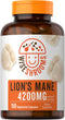 Carlyle Lions Mane Supplement Capsules 4200 mg | 150 Count | Vegetarian, Non-GMO, Gluten Free Wiseshrooms
