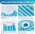 Ice Pack for Injuries Reusable: Ohuhu 3 Packs Ice Cold Packs for Hot & Cold Therapy Pain Relief (Light Blue)