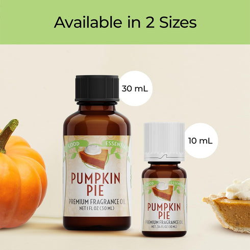 Good Essential Professional Pumpkin Pie Fragrance Oil, 1 fl oz / 30ml for Candles, Diffusers, Soaps, Lotions