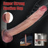 WOQOC 17.52 Inch Super Huge Dildo Realistic Long Big Anal Dildos with Small Glans, Massive Giant Dildo with Strong