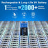 Hixon 9V 850mAh 9V (4 Pack) 9 Rechargeable Batteries High Capacity Batteries Volt Lithium Batteries for Smoke Alarms