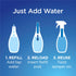Clorox Glass Cleaner Refill Cartridge, 2 Piece Set, 0.66 Fl Oz, for Reusable Spray Bottle, Household Essentials