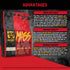 Mutant Mass Weight Mass Gainer Protein Powder - High Calorie Strawberry Banana, 5 Pound