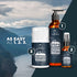 Mens Facial Care Kit - Complete Skin Care Set for Men - Serum, Cleanser & Moisturizer