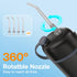 Bitvae P1 Portable Water Flosser for Teeth, Cordless Mini Water Dental Flosser with Telescopic Water Tank, Black