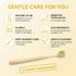 Qianyu 6 3-Layer Pcs Gentle Manual Travel Toothbrushes, Extra Soft Toothbrush Adult Wide Head Soft Hair Toothbrush