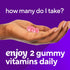 vitafusion Extra Strength Vitamin D3 Gummy, Strawberry Flavored, 120 Count, Bone and Immune System Support