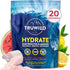 TruWild Natural Hydration Powder, Zero Sugar Vegan Electrolytes + Amino Acids, Post Workout Muscle Support Supplement