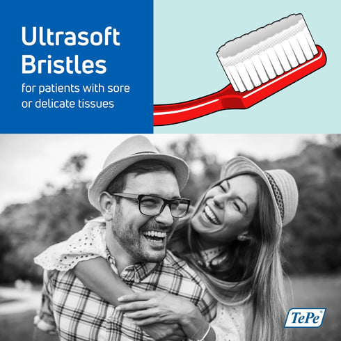 TePe Special Care Soft-Bristle Toothbrush for Sensitive Teeth and Gums, Post-Surgery Toothbrush