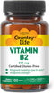 Country Life Vitamin B-2, 100 mg - 100 Tablets - Supports Healthy Eyes, Skin & Energy - Certified Gluten Free