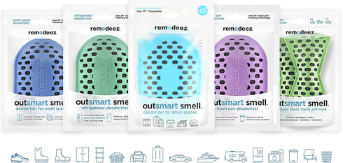Deodorizer and Odor Eliminator, Natural Air Fresheners, Coconut Shell Charcoal, Moisture & Odor Absorber for Home