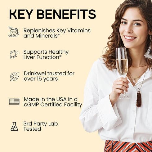 Better Mornings by drinkwel - Premium Multivitamin Supplement - 30 Count - Liver Cleanse, Immune Support, Milk Thistle,
