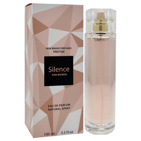 New Brand Perfumes Silence EDP Spray for Women, 3.3 oz