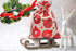 AOOTOOSPORT 12 Pcs Christmas Burlap Bags with Drawstring, 5 x 7 Inch Favor Bags for Jewelry, Candy
