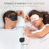 Sleep Mask Silk Eye Mask for Sleeping, Super Soft Blackout Eye Covers, Adjustable Straps, Travel Eye Mask, 3 Pack