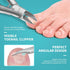 Toenail Clippers for Ingrown Thick Toenails, Heavy Duty Professional Pedicure Tool with Long Handle