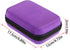 Hipiwe Hard Shell Essential Oil Carrying Case, Holds 12 Bottles, Travel Size Organizer for Essential Oils (Purple)