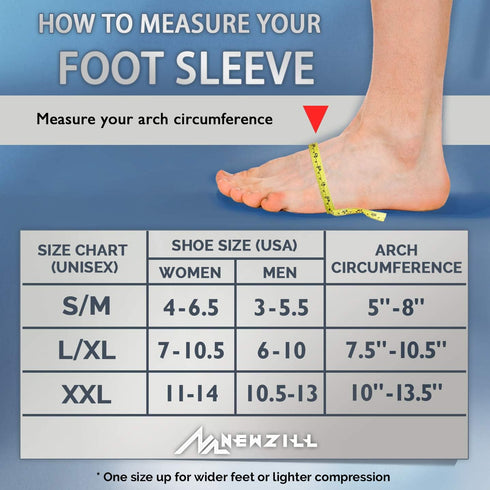 NEWZILL Plantar Fasciitis Socks with Arch Support, Compression Sleeve for Foot Care and Circulation