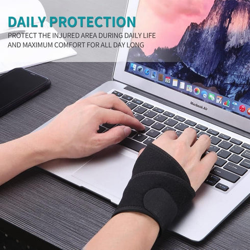 Jacsunco Carpal Tunnel Wrist Brace, Adjustable and Comfortable Wrist Support Brace for Tendinitis and Arthritis, Wrist