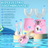 QDCYP 360 6 4 (6-12 Kids U Shaped Electric Toothbrush, Automatic Sonic Cleaning, Modes, Brush Heads, Cute Cartoon Koala