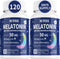 Melatonin 50 mg for Adults - Fast Dissolve Chewable Sleep Supplement with Vitamin D3 & MSM, 120 Servings for Deep Sleep