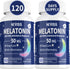 Melatonin 50 mg for Adults - Fast Dissolve Chewable Sleep Supplement with Vitamin D3 & MSM, 120 Servings for Deep Sleep