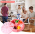 KINMINGZHU 7 Creative Portable Mini Day Weekly Circular Shape Rotary Cute Fruit Style Pill Storage Case Box (Pomelo)