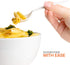 Disposable Sporks - 500 Pack White Plastic Sporks, BPA Free 2 in 1 Utensils for School Lunch, Picnics & Parties