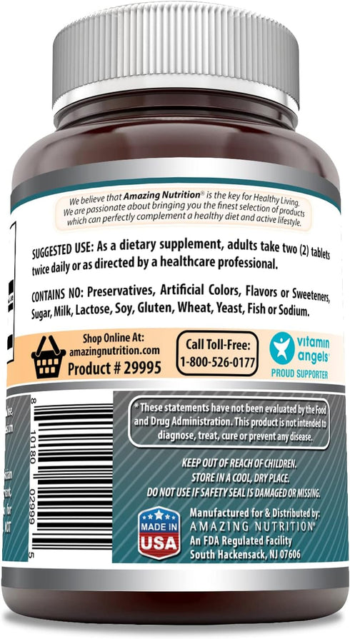 Amazing Formulas L Citrulline 2000mg Supplement - 120 Tablets, Non-GMO, Gluten Free, Made in USA