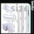 Teenitor Gel Nail Remover Kit with 10pcs Gel Clip Remover, Nail Files, Buffer Block, Cuticle Peeler, Cotton Pads